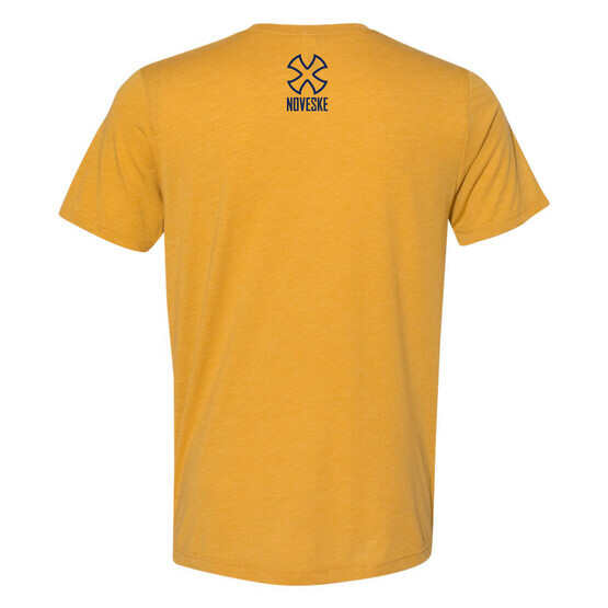 Noveske Legacy Logo T-Shirt in Mustard with logo on back